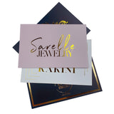Different floral embossed  printing thank you cards for small business custom business cards