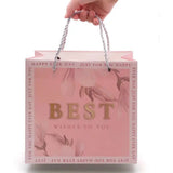 Customized Kraft Foil Stamping European HandbagClothing Gift Retail Shopping Luxury Paper Bag