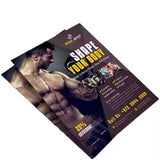Cheap art paper custom  printing business paper  A4 A3 leaflet printing  manual service
